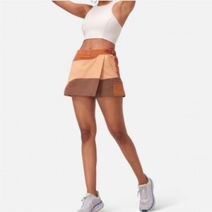 Outdoor Voices Rectrek 3" Skort Zion Colorway Brown Women's Small Outdoor